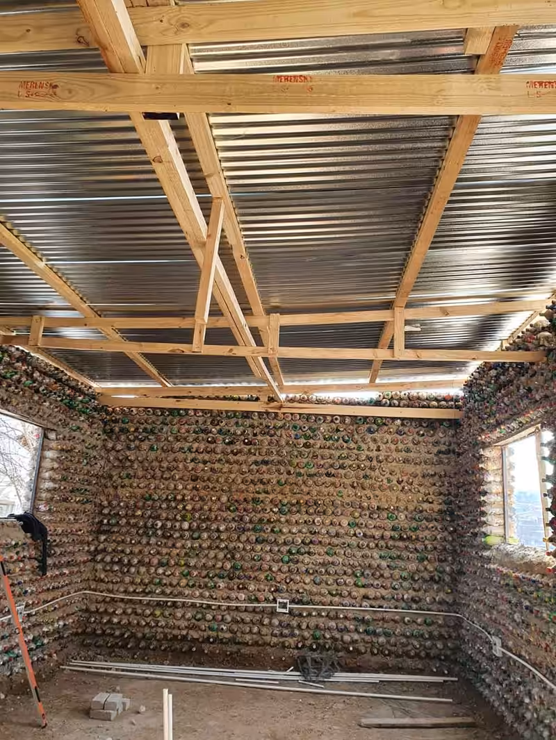 Ecobrick Classroom Diepsloot Interior