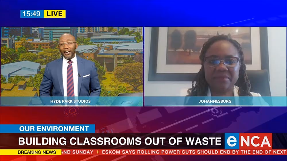 Khensani’s Collection Director Diana Musara shares Ecobrick Projects Vision on ENCA