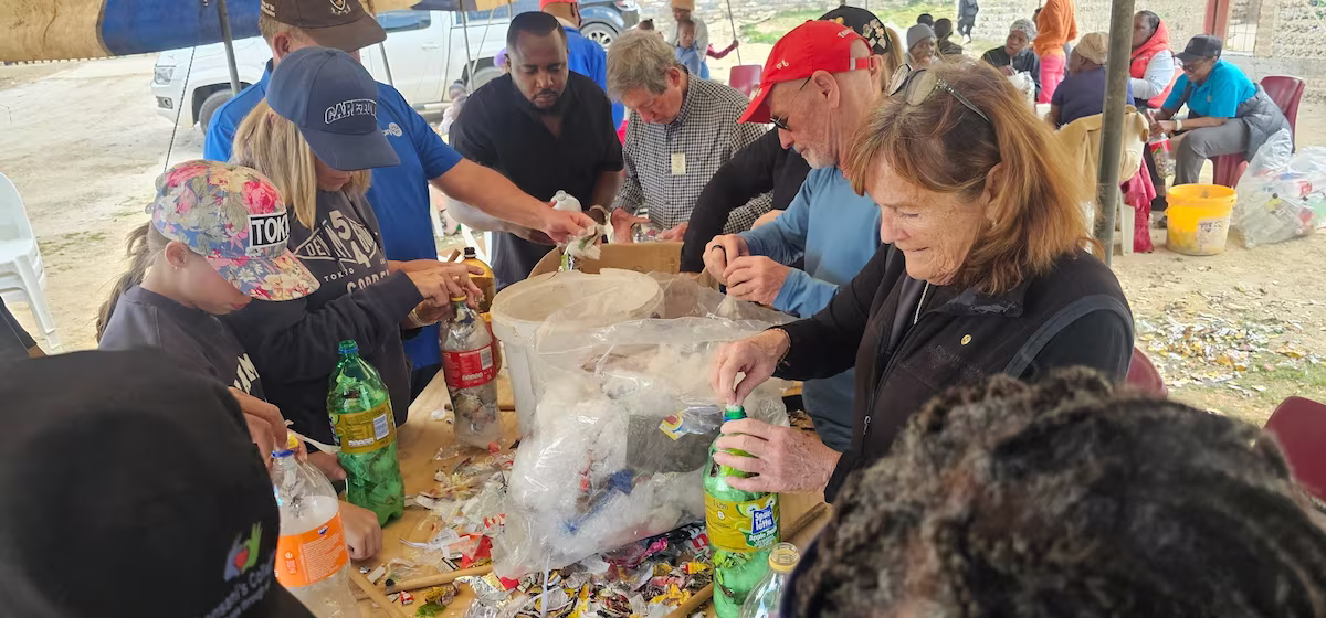 Rotary Morningside eco-brick making